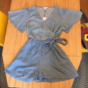 Chambray Romper